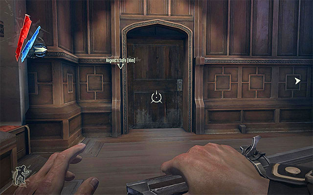 You can ignore the main entrance if you want to and, instead, take the side door - Infiltrating Lord Regent's chambers - Mission 6 - Return to the Tower - Dishonored - Game Guide and Walkthrough