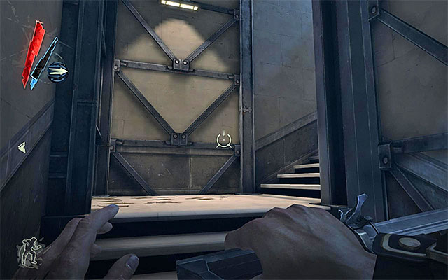 There is only one way to reach the roof, which is taking the stairs in the south-eastern corner of the Tower's second floor (the above screenshot) - Exploring Dunwall Tower's Roof - Mission 6 - Return to the Tower - Dishonored - Game Guide and Walkthrough