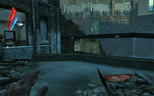 To wind up with, I recommend that you explore the buildings to the left of the railway track and the quarantine wall (the above screenshot) - Exploring the area around the quarantine wall - Mission 7 - The Flooded District - Dishonored - Game Guide and Walkthrough