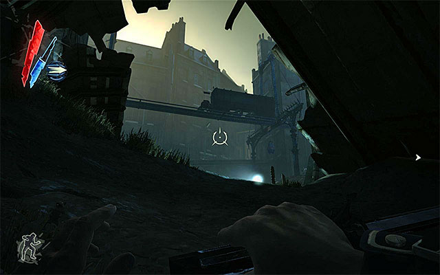 Variant 3; take the rail) The most interesting one of the available variants - Getting across the quarantine wall - Mission 7 - The Flooded District - Dishonored - Game Guide and Walkthrough