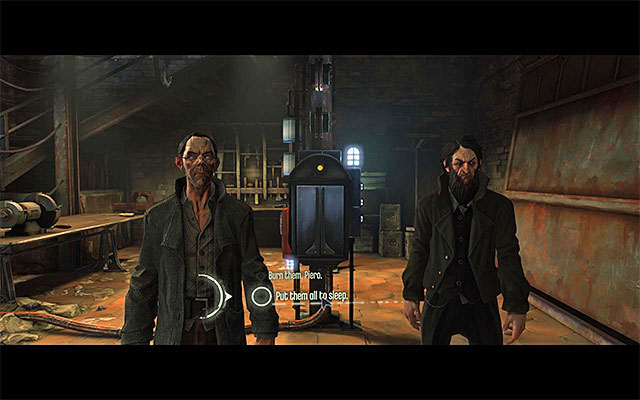 Now, you need to make an important decision, because you need to decide on how you want the pylon to work - Activating the arc pylon on the workshops roof - Mission 8 - The Loyalists - Dishonored - Game Guide and Walkthrough
