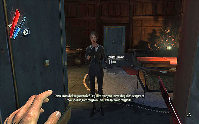 Approach the door and interact with it - Reaching the signal flare use site - Mission 8 - The Loyalists - Dishonored - Game Guide and Walkthrough