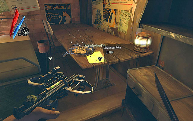 RUNE 2/3 - The rune is lying on the table inside Corvo's chambers - Runes - locations - p. 2 - Collectibles - Dishonored - Game Guide and Walkthrough