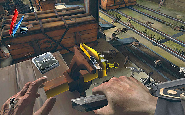 BONE CHARM 4/5 - The charm is in the warehouse with rats, located in the backyard (behind the Overseer's building) - Bone Charms - locations - Collectibles - Dishonored - Game Guide and Walkthrough