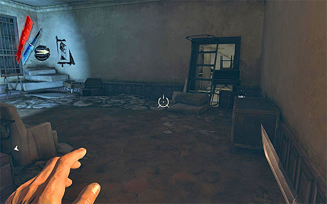 BONE CHARM 3/3 - The bone charm is on one of the higher floors of the tenement located near Sokolov's apartment (it's the building that the survivors run to) - Bone Charms - locations - Collectibles - Dishonored - Game Guide and Walkthrough