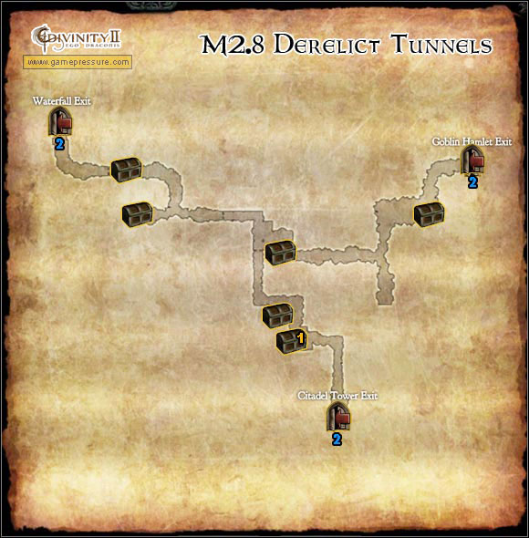 1 - Broken Valley - M2.8 Derelict Tunnels - Broken Valley - Divinity II: Ego Draconis - Game Guide and Walkthrough