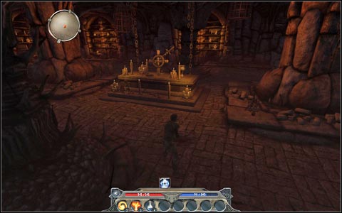 You will receive a key to the tomb at the back of the chapel M2 - Broken Valley - Main quests - Broken Valley - Divinity II: Ego Draconis - Game Guide and Walkthrough