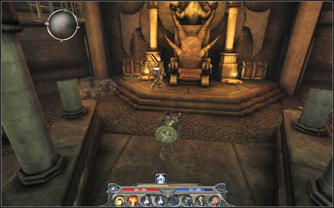 After getting down the next ladder, you'll notice a gate - if you can't defeat all the skeletons, just go through the door - Broken Valley - Main quests - Broken Valley - Divinity II: Ego Draconis - Game Guide and Walkthrough