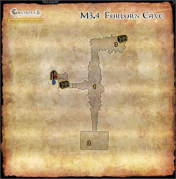 1 - Sentinel Island - M3.4 Forlorn Cave - Sentinel Island - Divinity II: Ego Draconis - Game Guide and Walkthrough