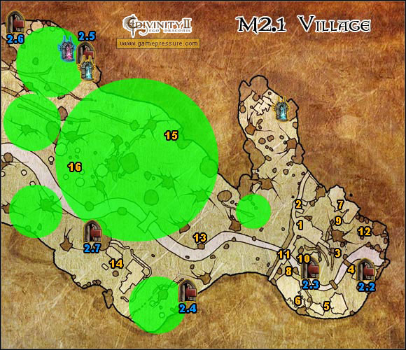 1 - World Atlas - Broken Valley - M2.1 Village - World Atlas - Broken Valley - Divinity II: Ego Draconis - Game Guide and Walkthrough