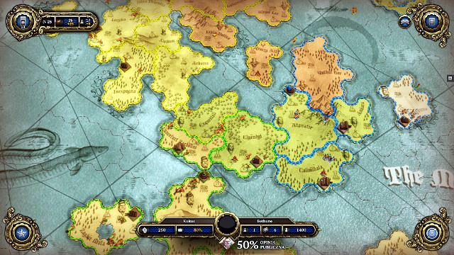 Your actions on the strategy map are the main element of the game - Getting acquainted and general tips - Risk Phase - Divinity: Dragon Commander - Game Guide and Walkthrough