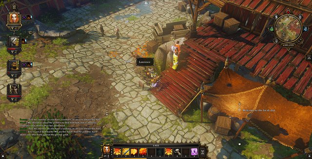 The dead Lawrence massacred by the crowd - The Naked Truth - Luculla Forest / Hiberheim - Side quests - Divinity: Original Sin - Game Guide and Walkthrough