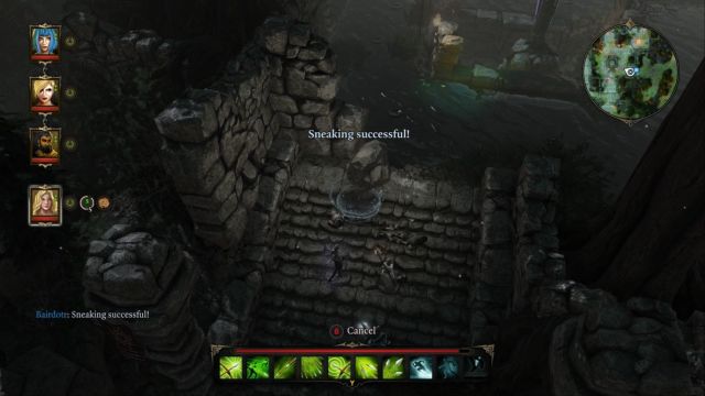 You can either use the invisibility spell (or ability giving the same effect), or stealth to get to the button. - Puzzle - opening the gate to the Source Temple - Dark Forest - Side quests - Divinity: Original Sin - Game Guide and Walkthrough