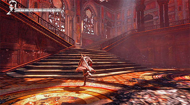 After all cut scenes start exploring Dantes mansion - Exploring the first part of the mansion - 2: Home Truths - DMC: Devil May Cry - Game Guide and Walkthrough