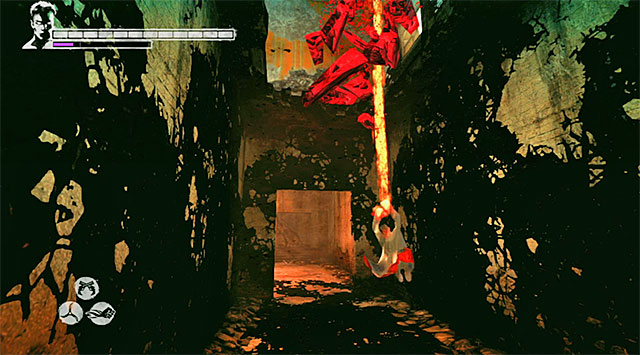 Follow the path until you reach a room with crystal in the ground, which should be destroyed with Eryx gauntlets - Exploring the Orders building - 11: The Order - DMC: Devil May Cry - Game Guide and Walkthrough