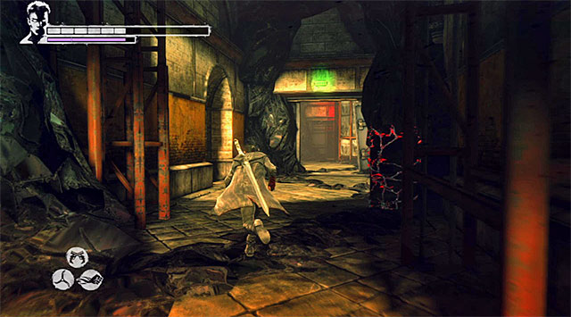Now you choose a corridor (screen above) on right from where youve begun exploring the main base - Exploring the Orders base - 11: The Order - DMC: Devil May Cry - Game Guide and Walkthrough