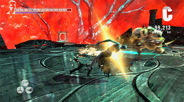 Then youll fight another Tyrant accompanied by a Dreamrunner - Second battle in the Furnace - 17: Furnace of Souls - DMC: Devil May Cry - Game Guide and Walkthrough