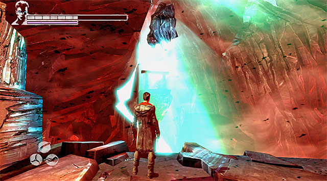 Now you can go where the screen above shows - Going through the third part of the Furnace of Souls - 17: Furnace of Souls - DMC: Devil May Cry - Game Guide and Walkthrough