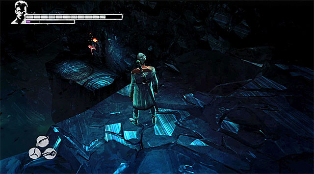 Now go to the 2nd generator - Restarting the second generator - 18: Demons Den - DMC: Devil May Cry - Game Guide and Walkthrough