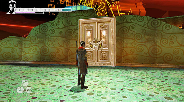 DOOR 1/2 (required Ivory Key; bonus mission Shenanigans) - Door can be found after ending first battle in the club, before moving on - Mission 13: Devils Dalliance - Secret Doors - DMC: Devil May Cry - Game Guide and Walkthrough