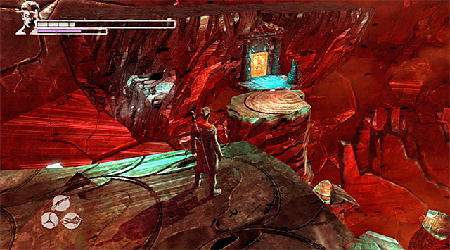 DOOR 1/1 (required Gold Key; bonus mission A Day in Hell) - You can find door during exploring the second part of Furnace of Souls, after passing a Divinity Statue - Mission 17: Furnace of Souls - Secret Doors - DMC: Devil May Cry - Game Guide and Walkthrough