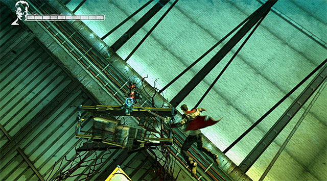 SOUL 2/6 - You find soul on one of platforms in the left side of the first warehouse - Mission 5: Virility - Lost Souls - DMC: Devil May Cry - Game Guide and Walkthrough