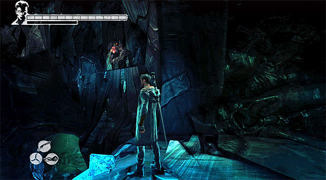 SOUL 1/3 - Soul can be found during exploration an area connected with the first generator - Mission 18: Demons Den - Lost Souls - DMC: Devil May Cry - Game Guide and Walkthrough