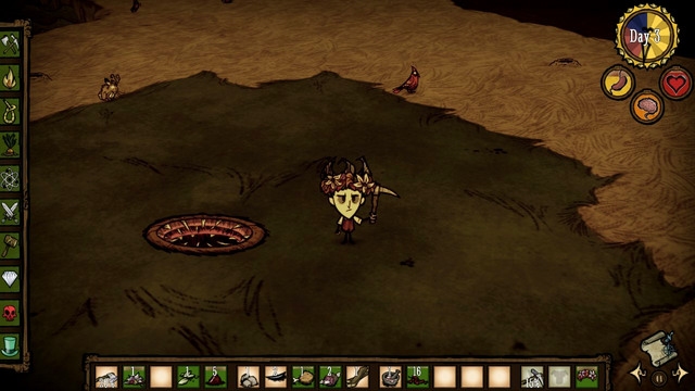 The neighborhood of one or several Worm Holes is an alternative though - The location - Setting up a camp - Dont Starve - Game Guide and Walkthrough
