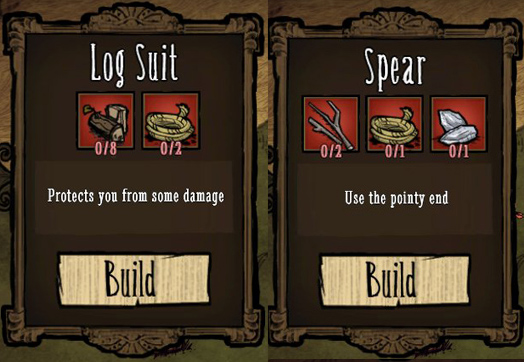 To defeat them without any problems, it is a good idea to arm yourself with a Spear and a Log Suit - Camp defense - Setting up a camp - Dont Starve - Game Guide and Walkthrough