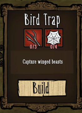 Birds are another good source of food - Hunting - How to get food - Dont Starve - Game Guide and Walkthrough