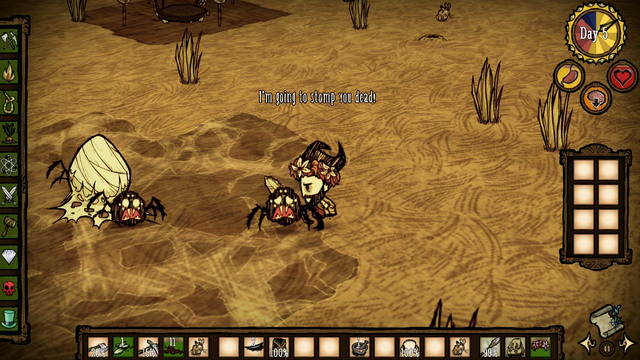 The last one of the methods is also very effective against aggressive animals - Hunting - How to get food - Dont Starve - Game Guide and Walkthrough