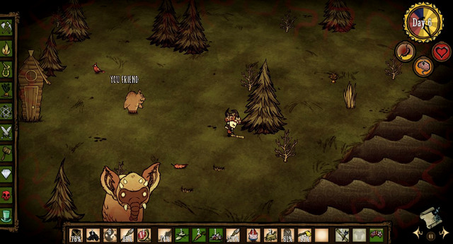 Unlike in the case of the other animals, you cannot simply stumble into it - Hunting - How to get food - Dont Starve - Game Guide and Walkthrough