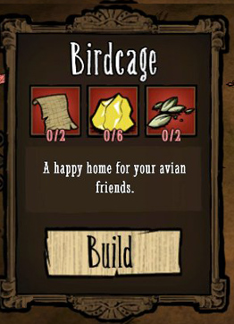 You can now take the bird to your camp and put it into the Bird Cage - Raising animals - How to get food - Dont Starve - Game Guide and Walkthrough
