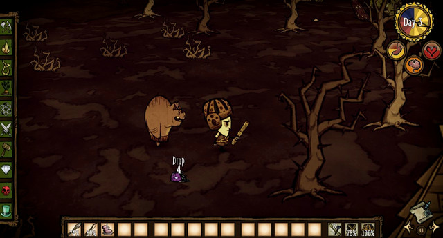 If, however, you feed to it four pieces of meat that lowers health (Monster Meat, Monster Jerky, Ham Bat or Monster Lasagna), it will turn into a Werepig - Pigs - Dont Starve - Game Guide and Walkthrough