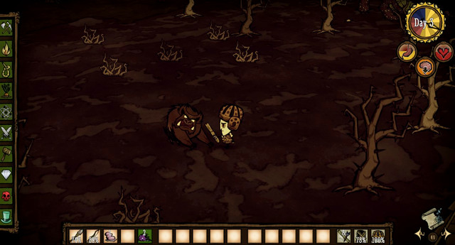 Werepig are strong and aggressive beasts that attack anything in sight - Pigs - Dont Starve - Game Guide and Walkthrough