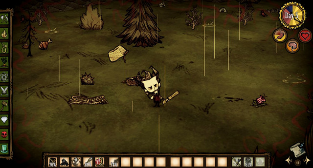 Apart from melee and ranged weapons, there are also traps available in the game - Tactics - Fight - Dont Starve - Game Guide and Walkthrough