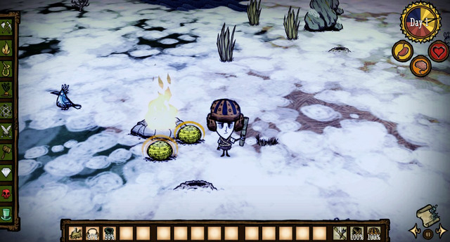 It is also a good idea to carry a Heat Stone around, which acts like portable fire - Freezing - Winter - Dont Starve - Game Guide and Walkthrough