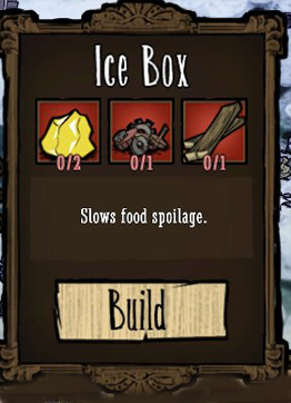 To craft it, you are going to need 2x Gold Nugget, 1x Boards and 1x Gears - Surviving the winter - Winter - Dont Starve - Game Guide and Walkthrough