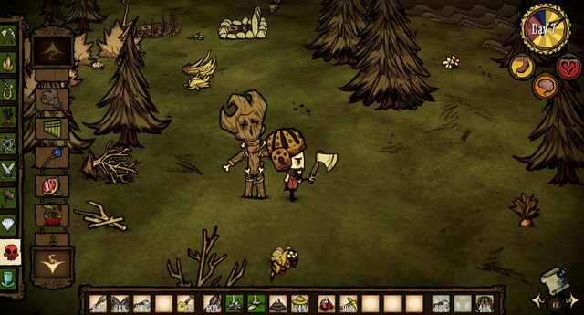 It is an ugly wooden monument that can be crafted only by Wilson - Magic - Dont Starve - Game Guide and Walkthrough