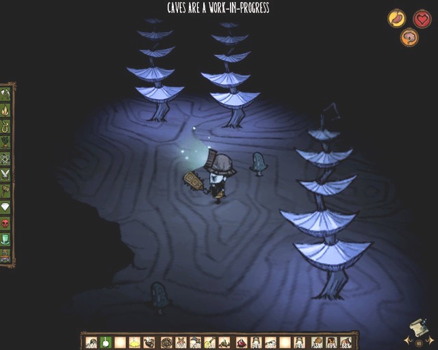 As you see, you can bump into more than one tree at the same place. - Fauna and flora - Caves - Dont Starve - Game Guide and Walkthrough