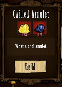 Sadly, this amulet won't protect you from chill. - New items - Caves - Dont Starve - Game Guide and Walkthrough