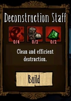 If you are in dire need of materials, this staff is just what the doctor ordered - New items - A Moderately Friendly Update - Dont Starve - Game Guide and Walkthrough