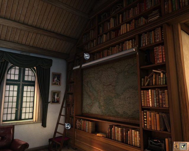 Location of the first volume - Mysteries of the Professor - Chapter 1: Vambery Manor - Dracula 4: The Shadow of the Dragon - Game Guide and Walkthrough