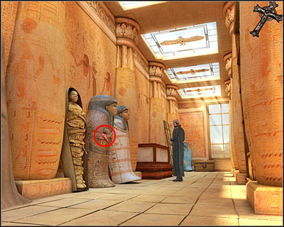Once you've attached both items, you will have to wait for the sarcophagus to open - Egyptian Museum - Cairo - Dracula: Origin - Game Guide and Walkthrough