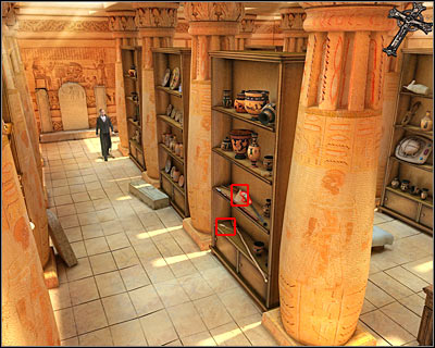 Once again, take your time to familiarize yourself with the surroundings - Egyptian Museum - Cairo - Dracula: Origin - Game Guide and Walkthrough