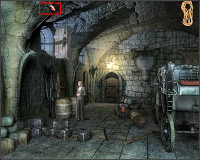 Start off by picking up two Meat hooks - Dracula's Castle I - Transylvania - Dracula: Origin - Game Guide and Walkthrough