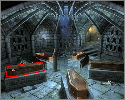 Open the third coffin and you'll notice a body of Illona - Dracula's Castle IV - Transylvania - Dracula: Origin - Game Guide and Walkthrough