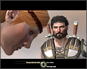 During a rather long conversation with Flemeth you will be asked to deliver a certain amulet to Keeper Marethari - The Destruction of Lothering - p. 2 - Prologue - Dragon Age II - Game Guide and Walkthrough