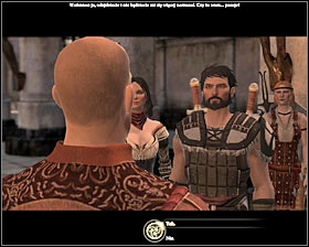 During the conversation, choose the lower left dialogue option thanks to which you will inform Cavril that Athenril sent you - The Destruction of Lothering - p. 3 - Prologue - Dragon Age II - Game Guide and Walkthrough