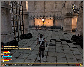 Irrespectively of the chosen solution you will get the key, which you'll have to use to open the merchant's chest #1 - The Destruction of Lothering - p. 3 - Prologue - Dragon Age II - Game Guide and Walkthrough